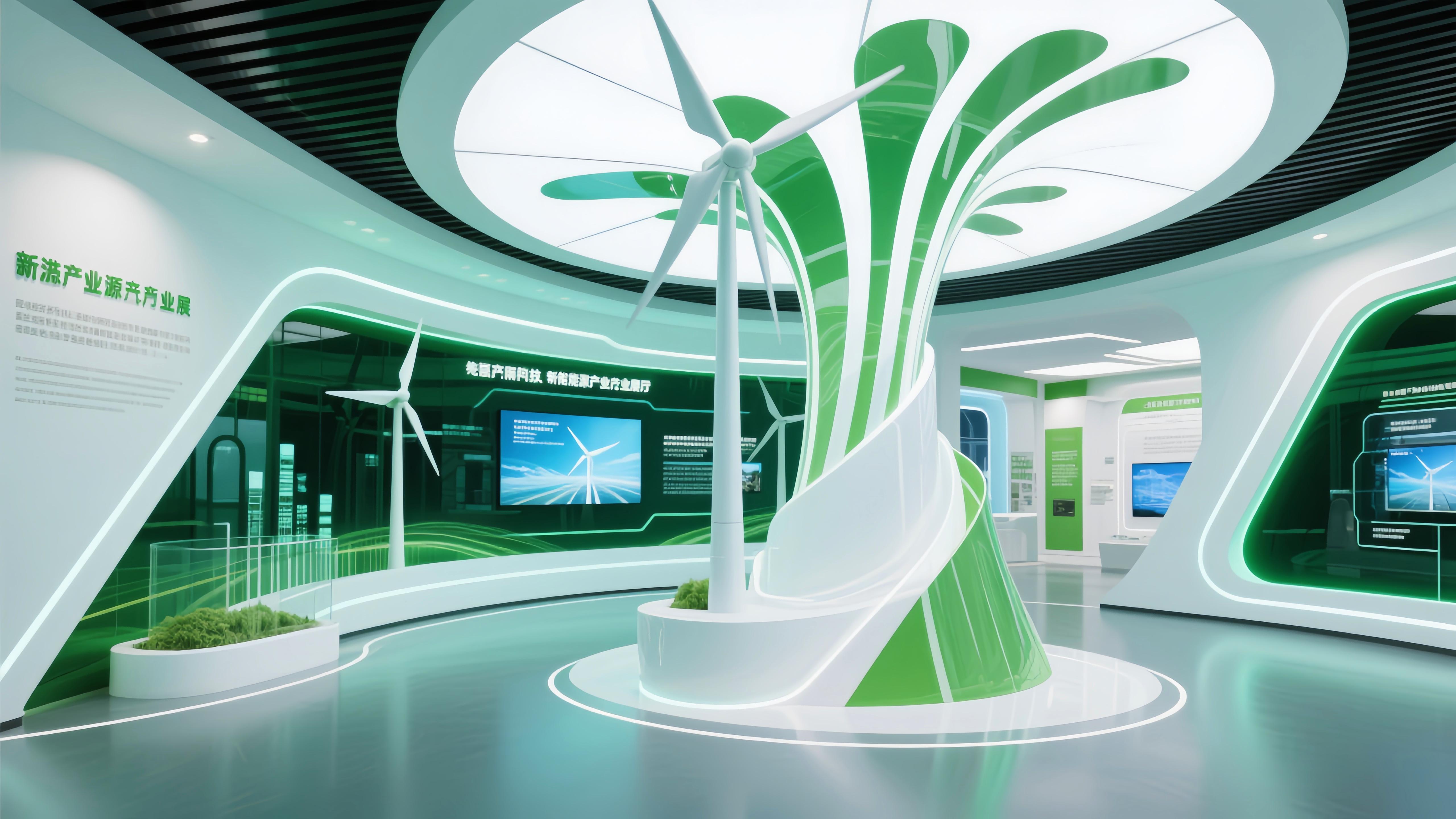 开拓新能源未来，共筑绿色产业展厅新篇章