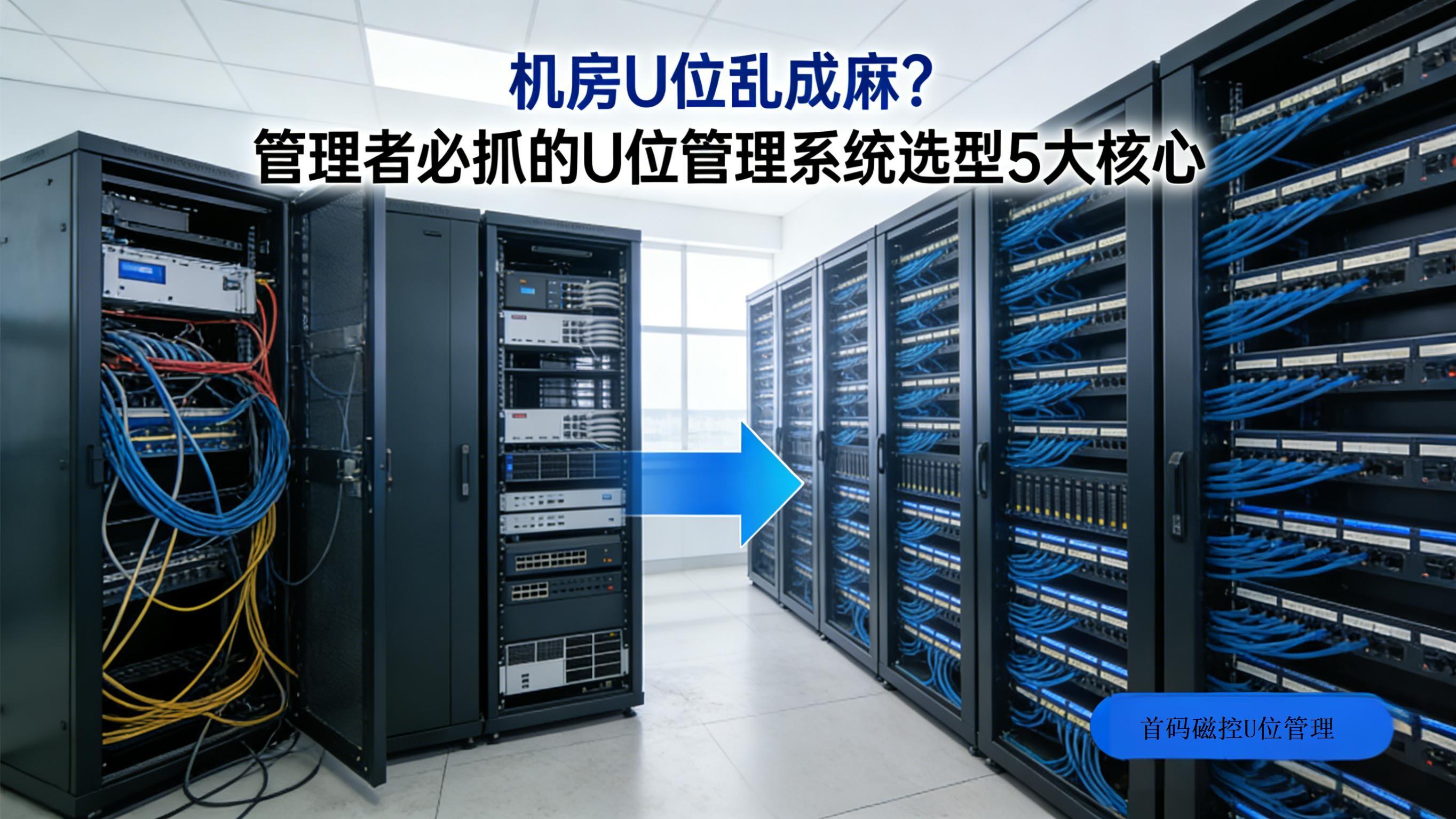 机房U位乱成麻？管理者必抓的U位管理系统选型5大核心