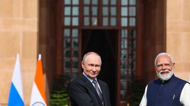 印度，给了普京一场高规格的接待