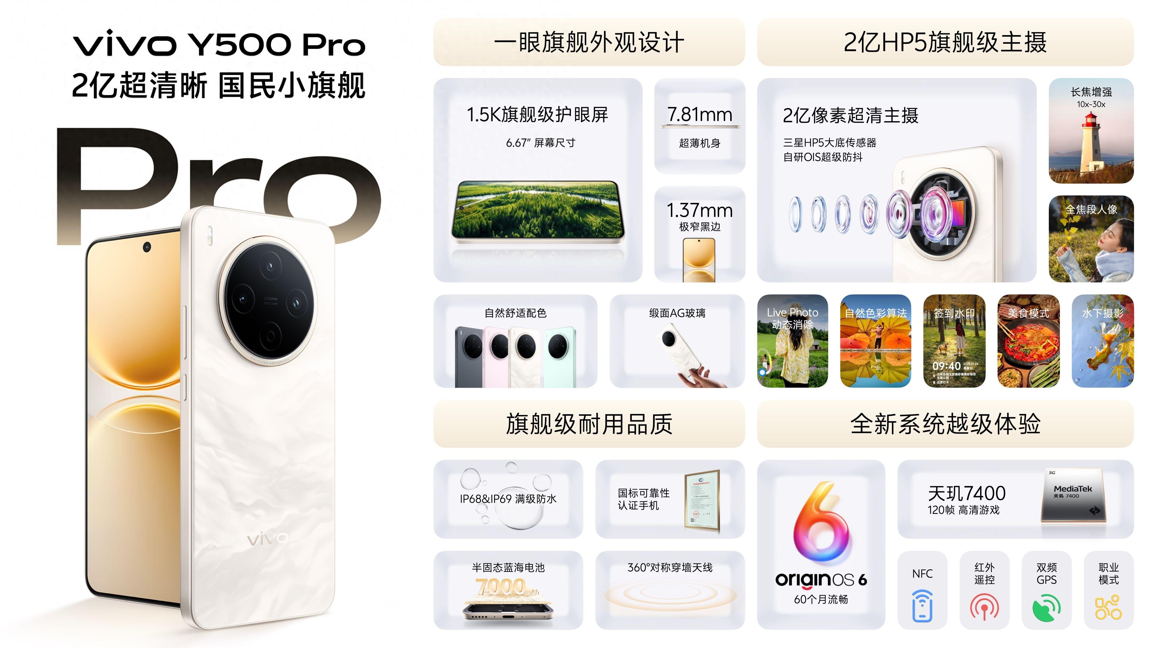 旗舰体验不用等！vivo Y500 Pro 1799元起实现全民共享