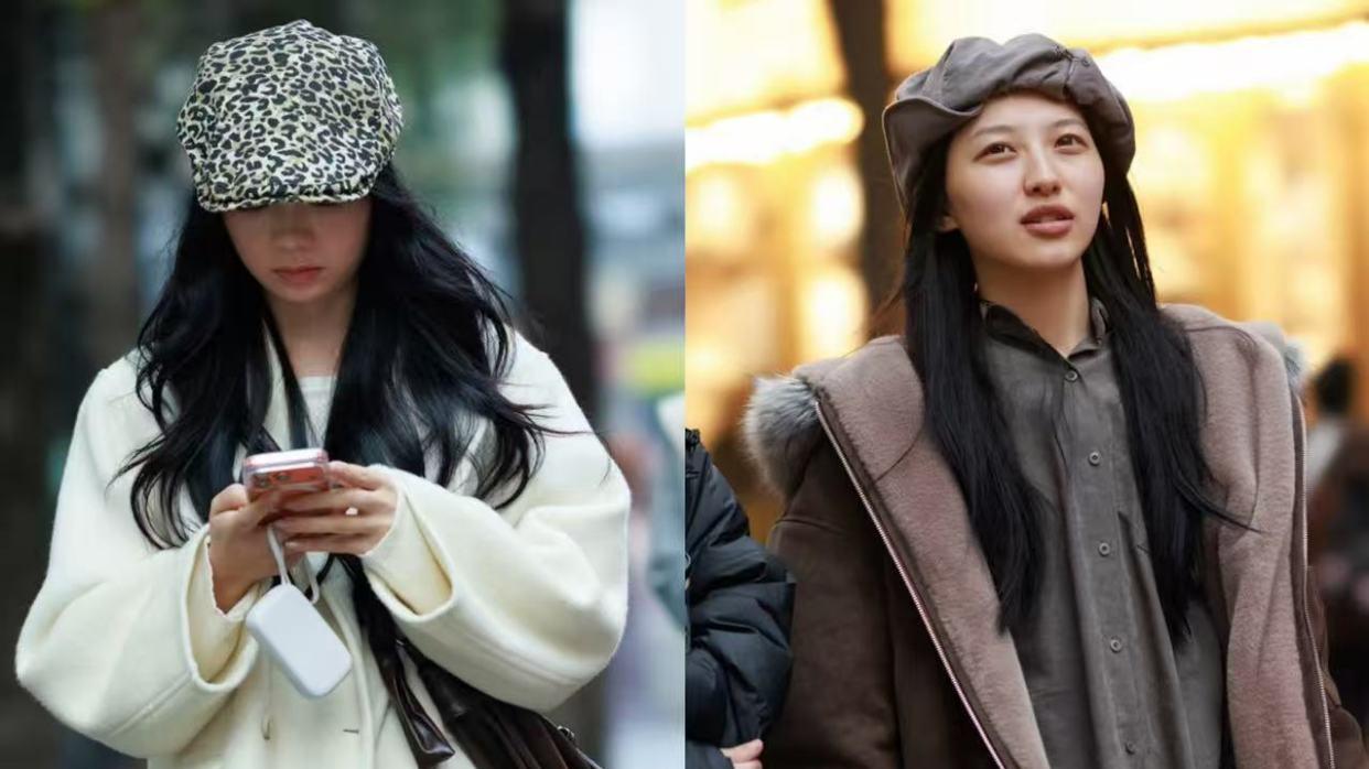 看了成都街拍才知道，阔腿裤下面不要只会搭小白鞋，这样穿更洋气