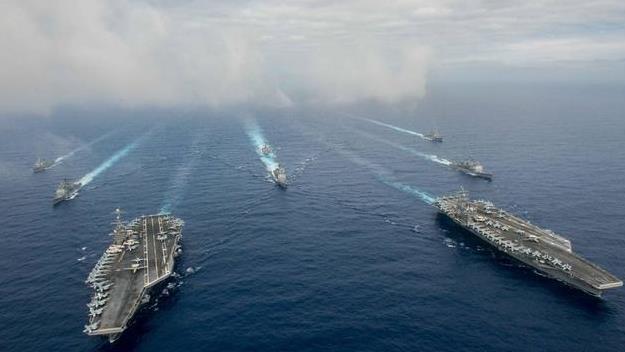 一觉醒来，围台演习已结束