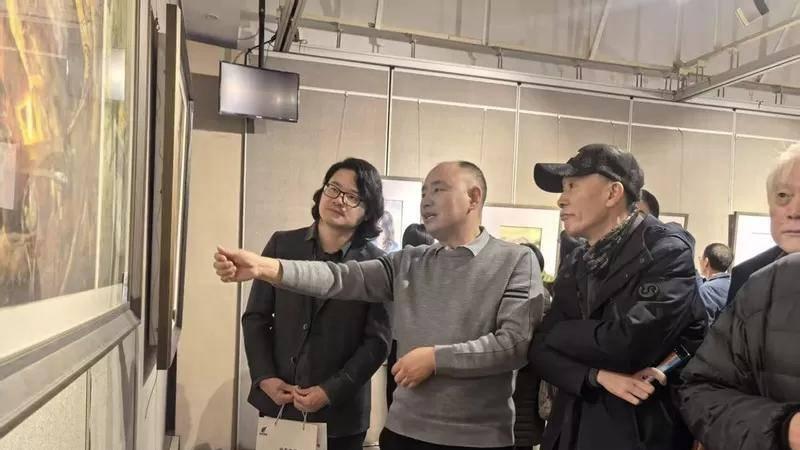 “画境岳西 清嘉山水——王庆丰水彩粉画作品展”在安徽时代美术馆盛大开幕