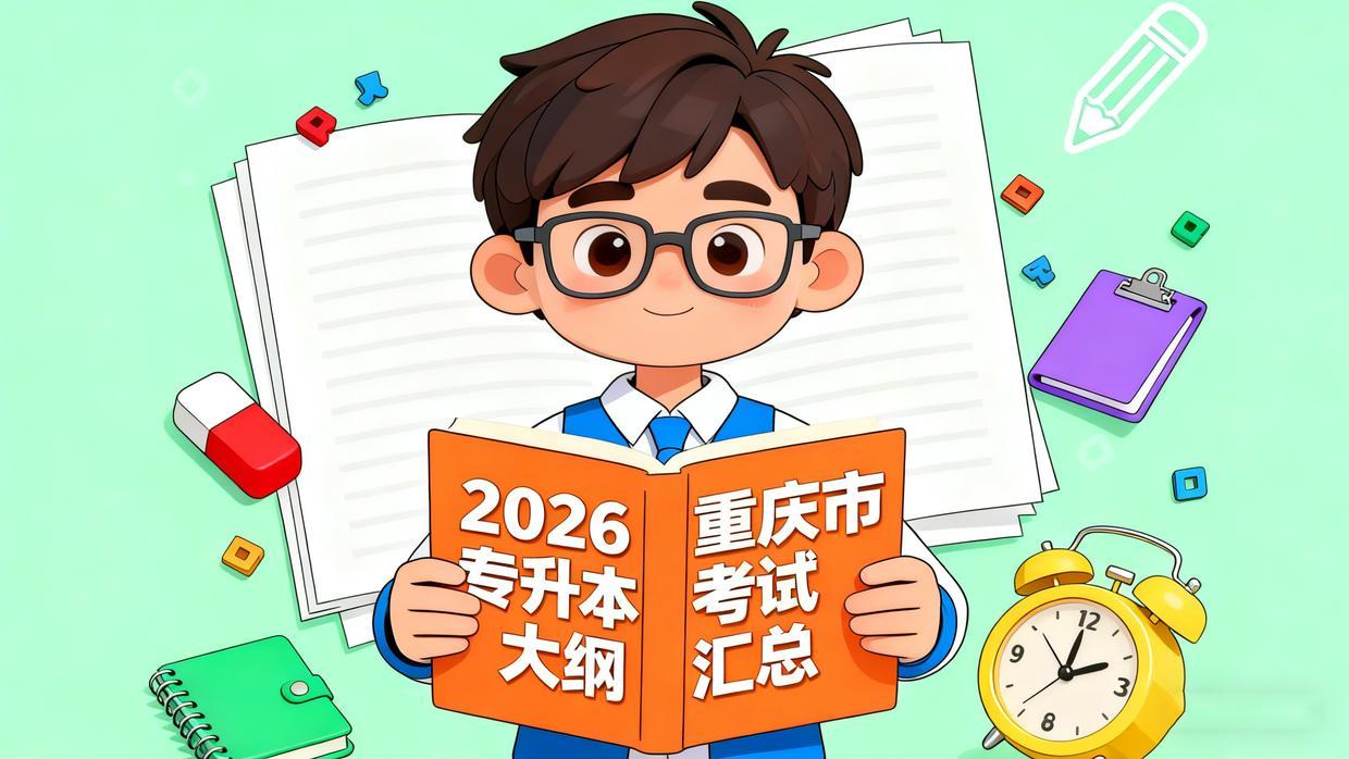 2026年重庆市专升本考试大纲最新汇总（文字版）