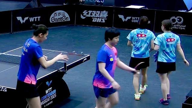 国乒惨遭大逆转！蒯曼陈熠2-0连丢3局输日本，女双全军覆没输光