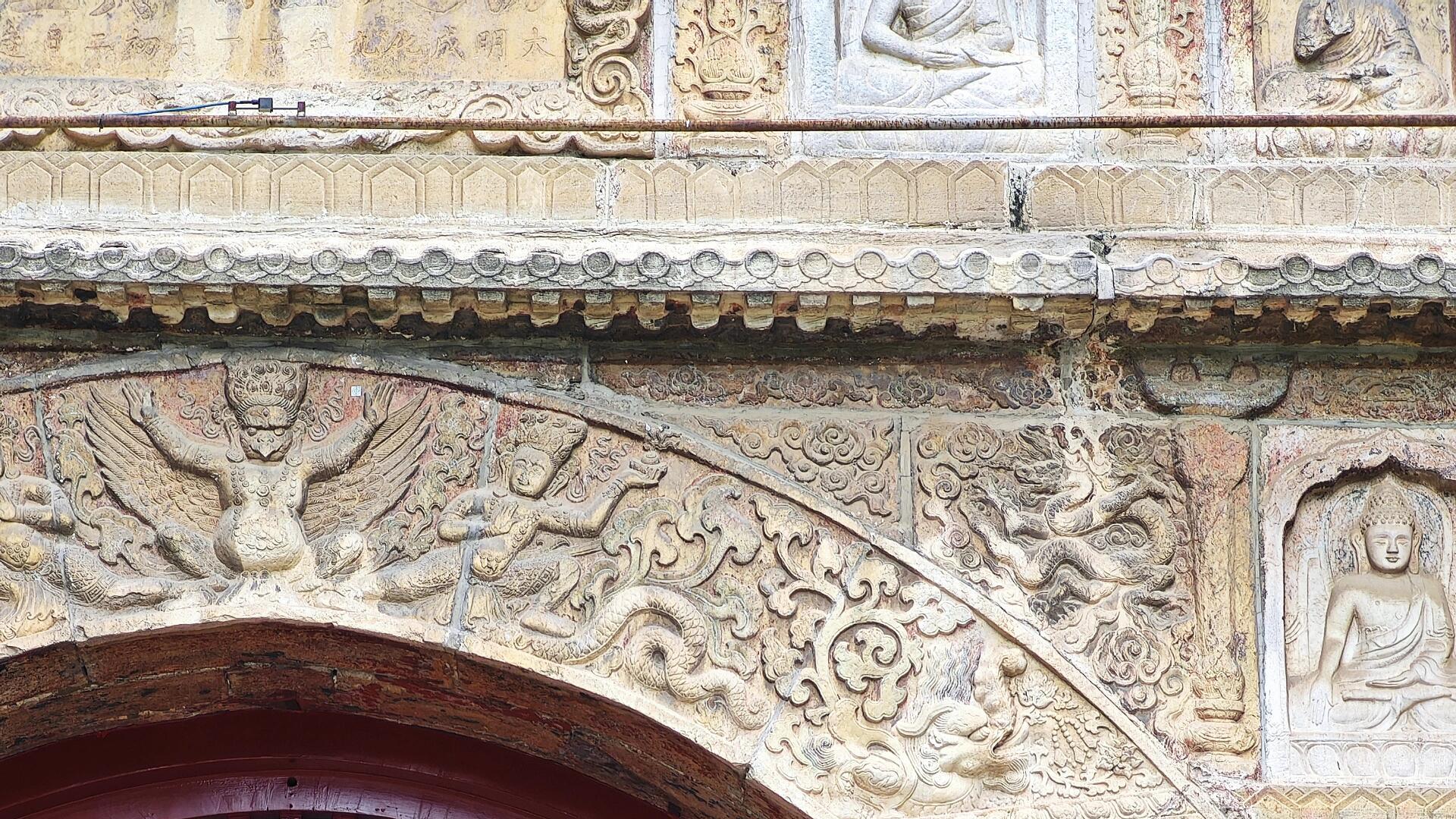 藏传古寺遗存！真觉寺五塔寺塔，梁思成盛赞的建筑天花板