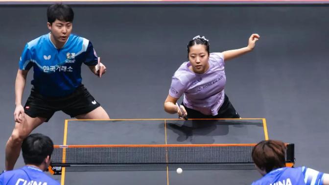 世界第一爆冷出局！林诗栋蒯曼1-3遭韩国队逆转，止步半决赛