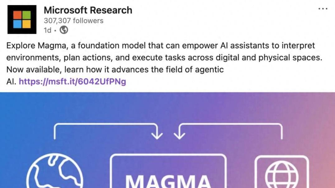 微软Magma模型开源，网页和机器人操作无需微调