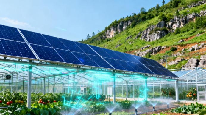 “板上发电、板下生金”：黔西农光互补模式破解石漠化治理难题