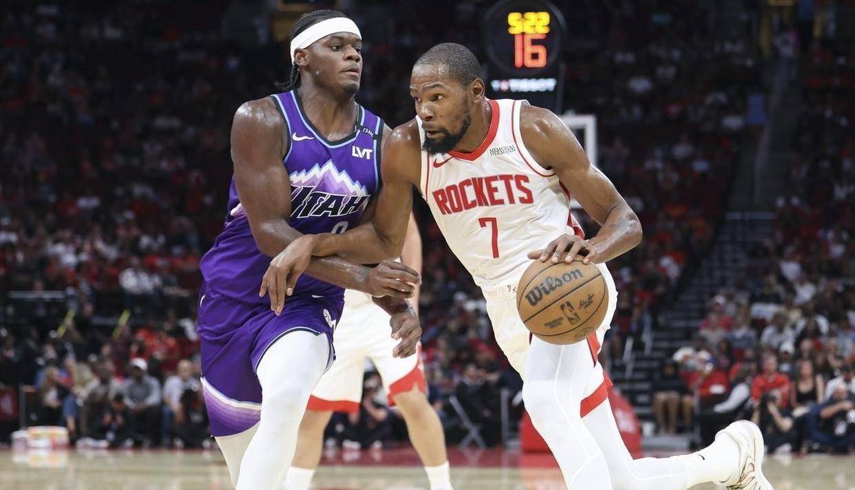 火箭迎来利好！杜兰特24分创生涯新低，反激活联盟第二进攻效率