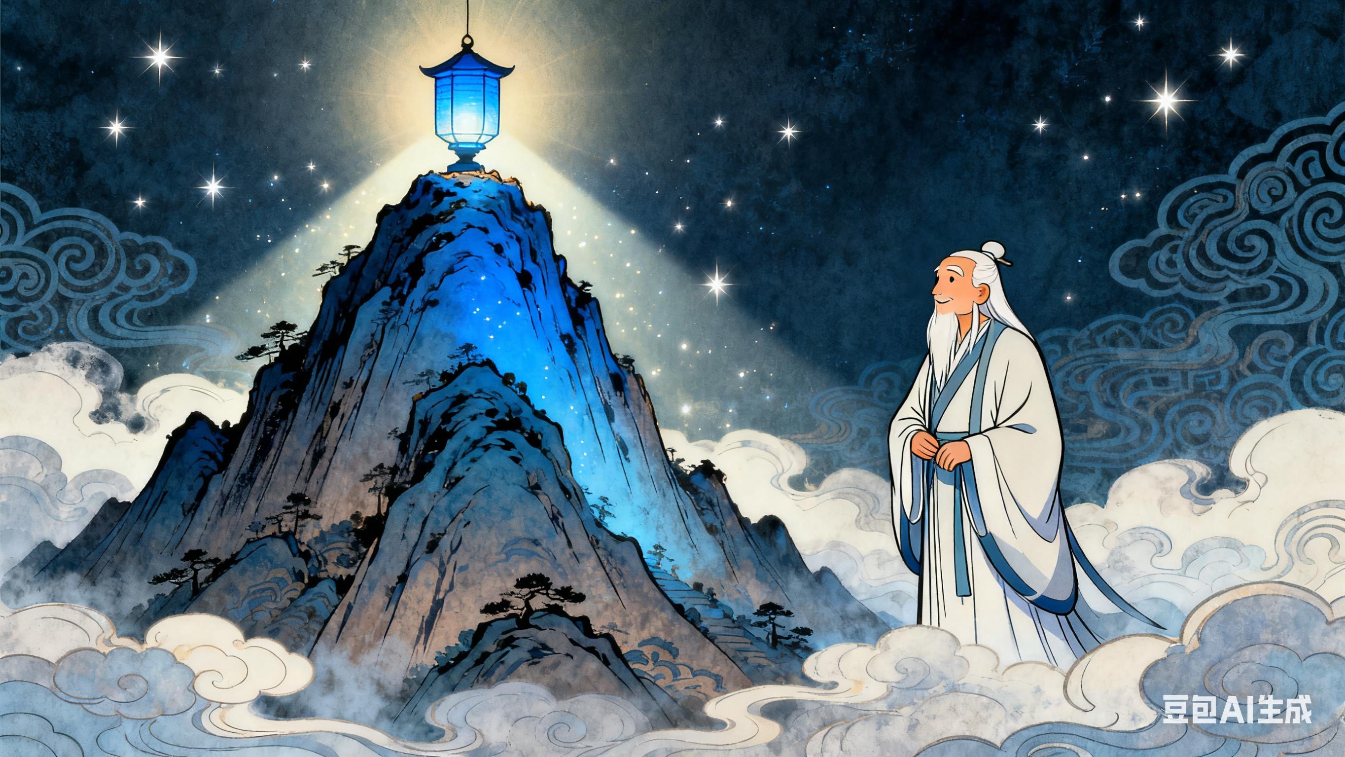 民间故事：谁偷走了太白山的“天灯”？