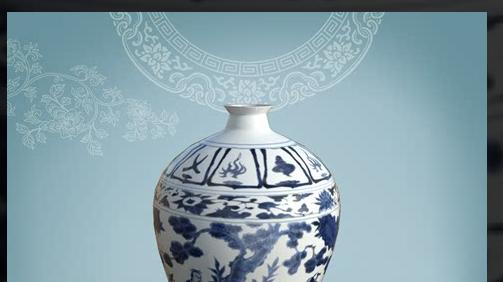 国宝解密：元·青花萧何月下追韩信图梅瓶的传奇