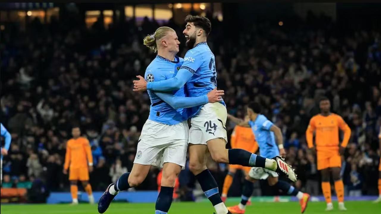 欧冠附加赛：皇马3-2客场逆转曼城，贝林厄姆读秒绝杀