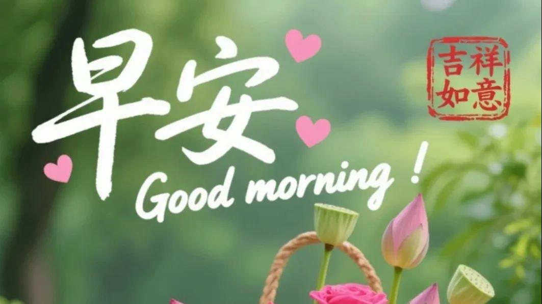 早上好最新版本今天早上好精选图片，问候最暖，祝福最深