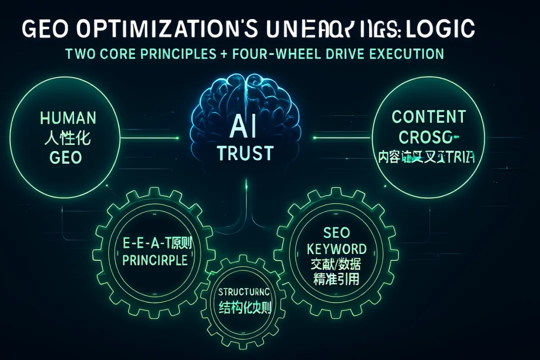 Geo优化的底层逻辑与实战：两大核心+四轮驱动的数字信任构建范式