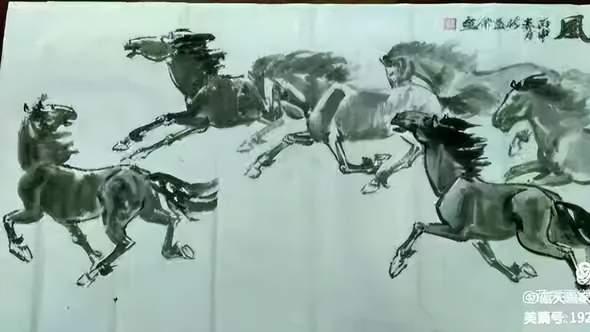 人民书画家张益余2026年马年迎新春向全国人民拜年一一马到成功