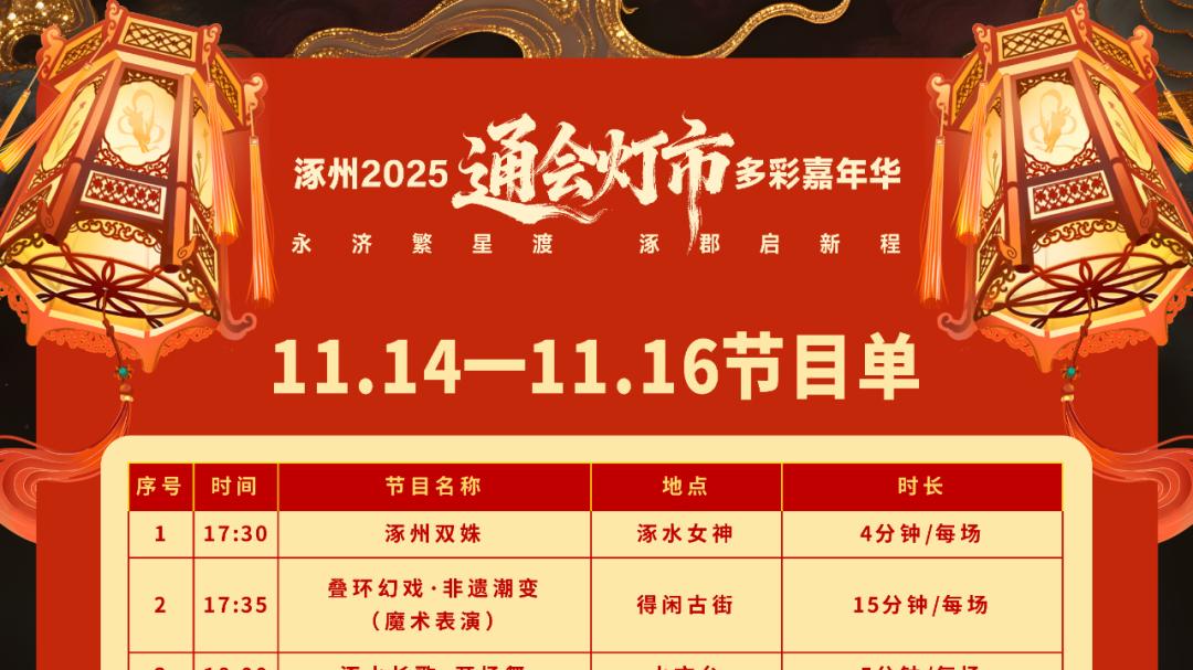 一起来“野”！本周通会灯市，狂欢不停歇……