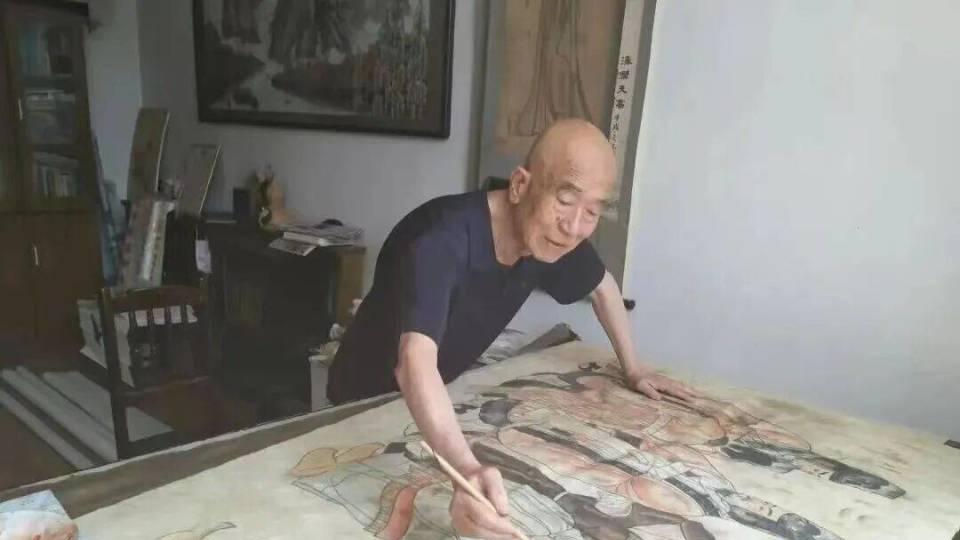 ​龙行画苑舞丹青——中国乾陵壁画专家罗建福掠影   文/周海峰