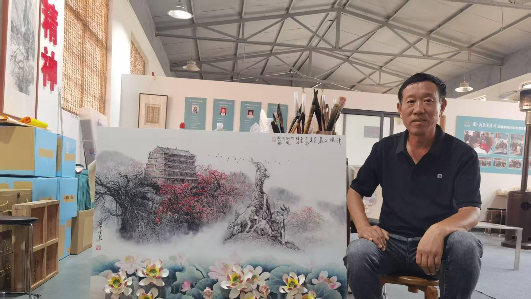 “以小见大”一一皮伟扇面画欣赏