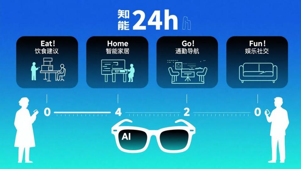 24小时沉浸体验报告：这副AI眼镜如何改写吃住行玩