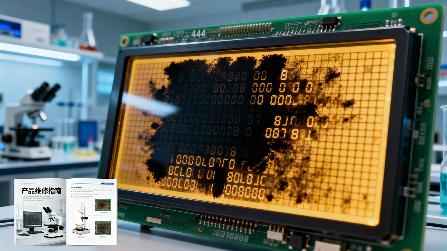 段码液晶屏老化怎么修复, 宁波旭达电子科技为您讲解