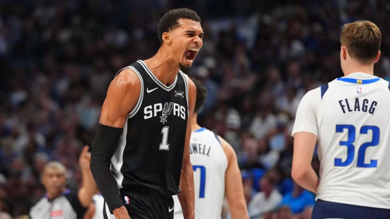 40+15+隔扣浓眉！文班亚马揭幕战登基，三大状元对决