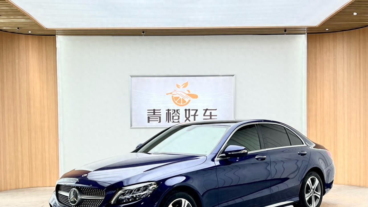 蓝色魅力，运动座驾！2020款奔驰C260L仅16.68万！