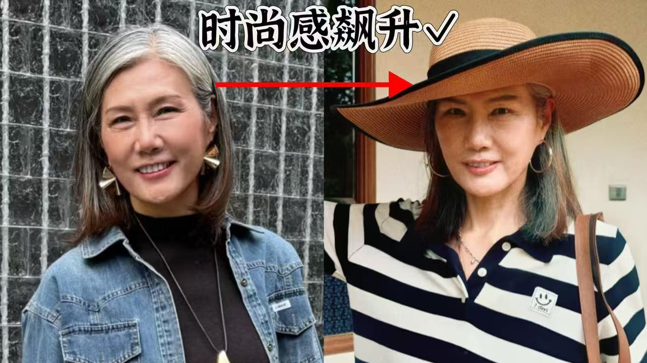 为什么我劝白发奶奶：留短不留长、多戴帽？看这3组对比图就懂了