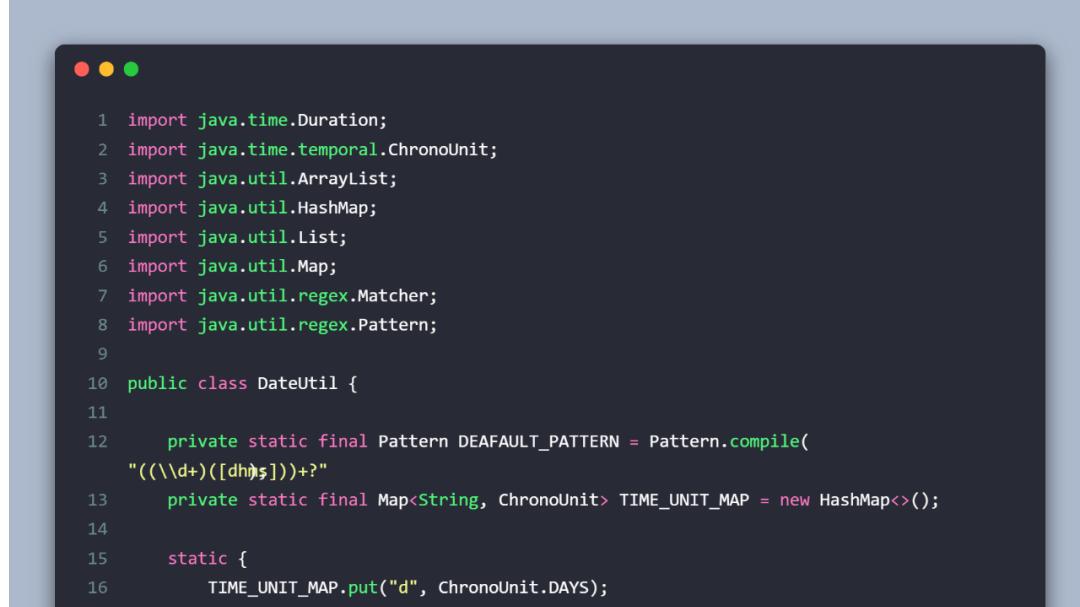 Java解析指定格式字符串获取过期时间