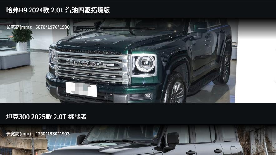 燃油绝唱，硬派争锋：哈弗H9与坦克300的荒野对决