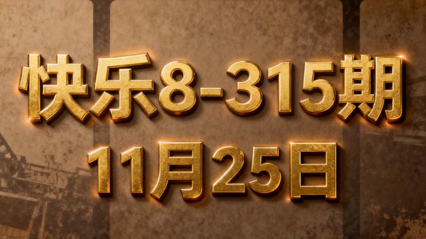 快乐8第315期：上期4胆全中！这8个号码延续爆发态势
