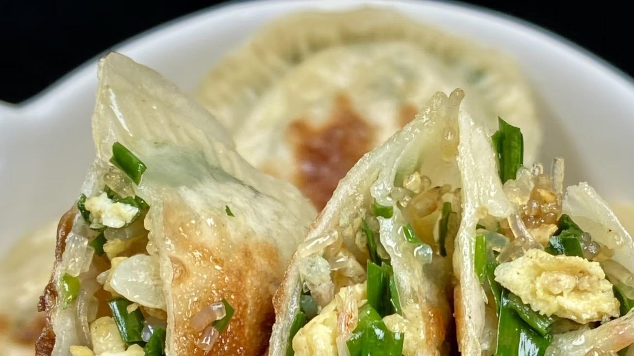 这韭菜盒子也太好吃了！