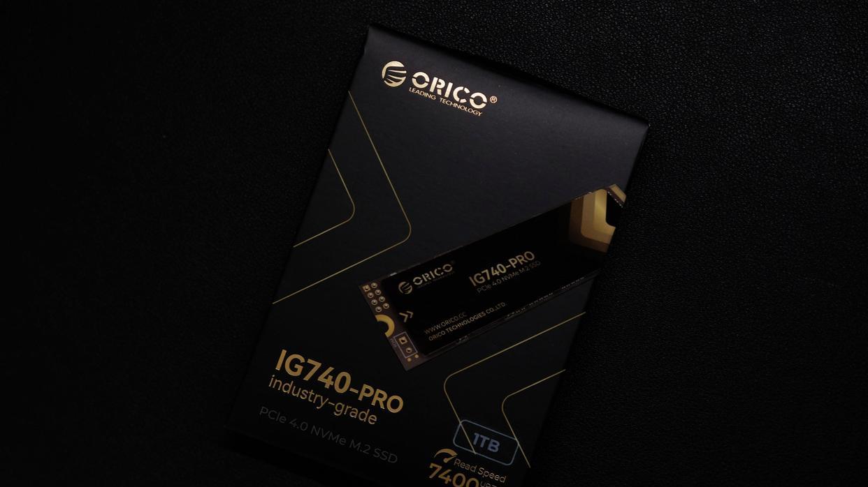 长江国产芯+7400MB/s极速双buff！奥睿科IG740 Pro固态硬盘