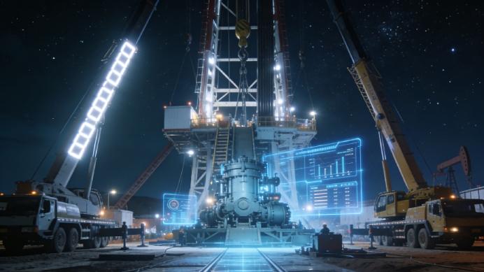 冀东油田机械公司再亮剑：百吨“能源心脏”千里“安家”陕北高原