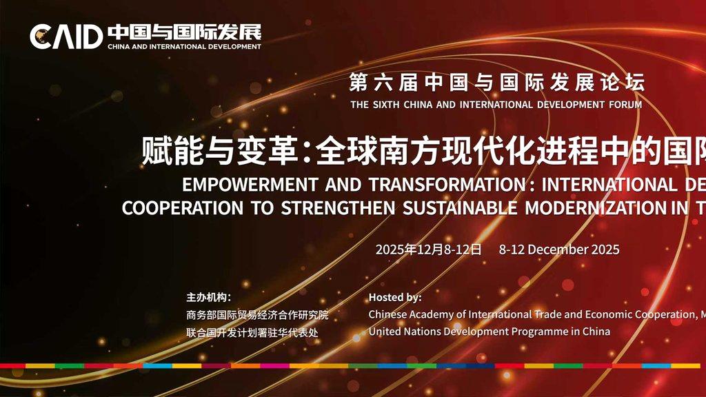 第六届中国与国际发展论坛：赋能变革，共推全球南方现代化合作