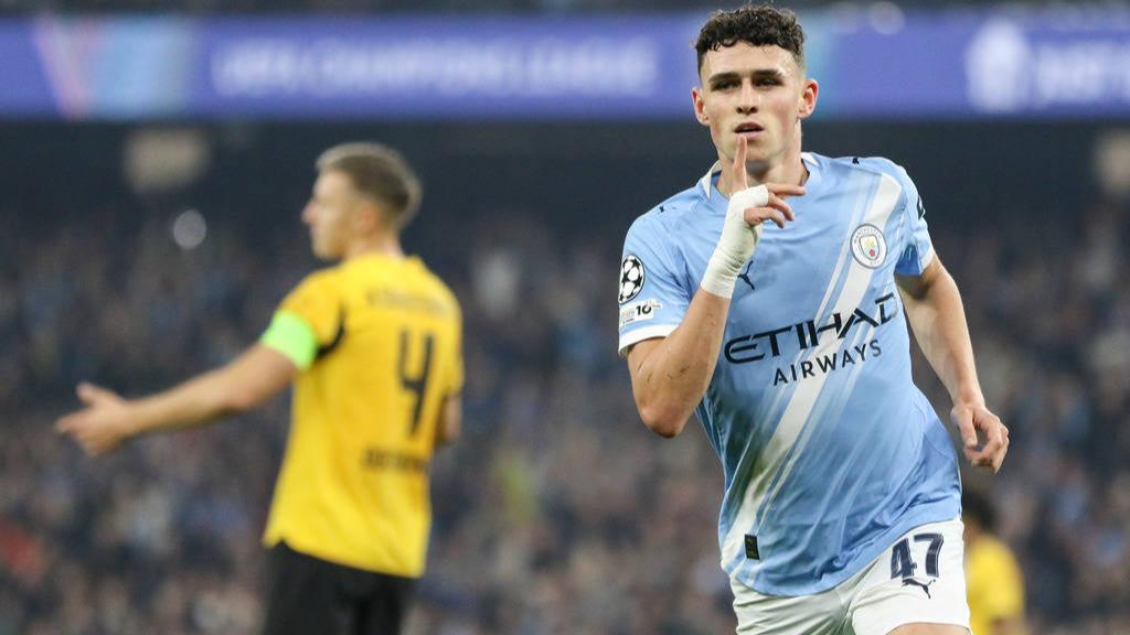 欧冠-哈兰德破门福登梅开二度 曼城4-1多特蒙德迎3连胜