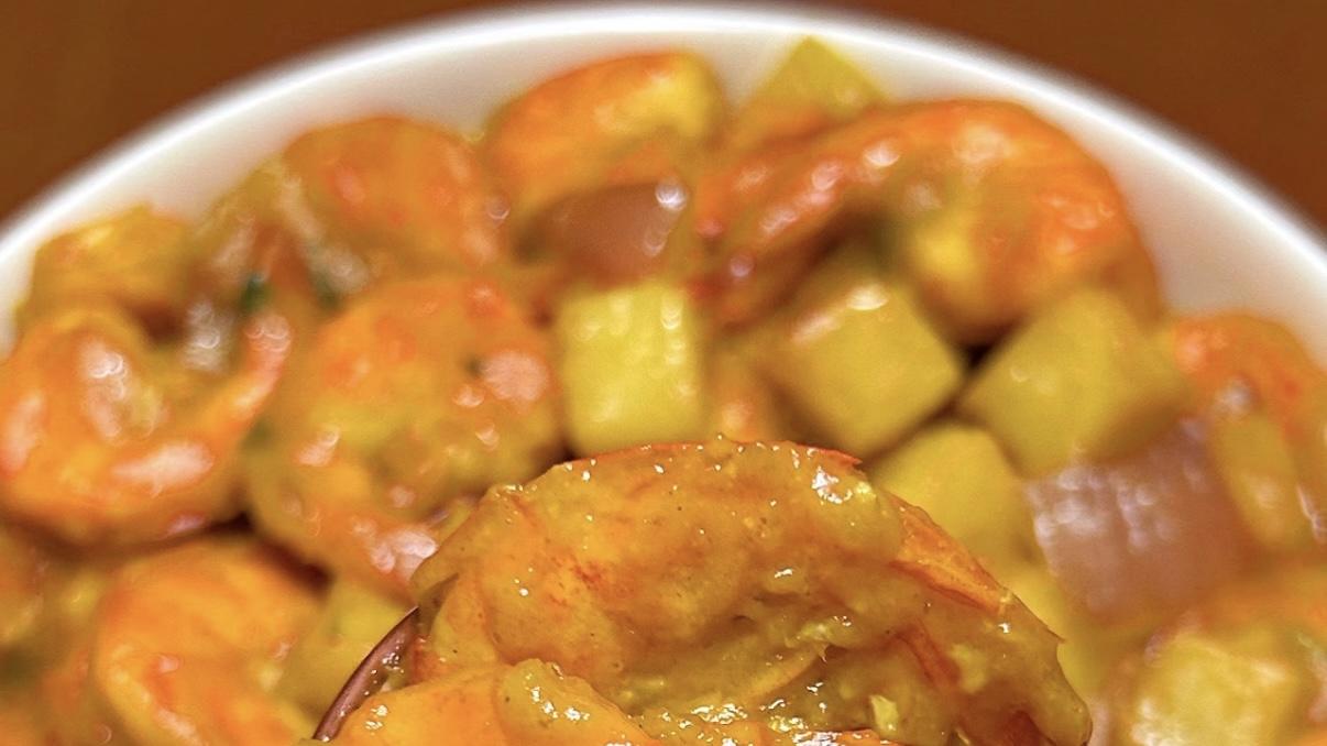 鲜到舔盘的家常咖喱虾，新手也能零失败拿捏！