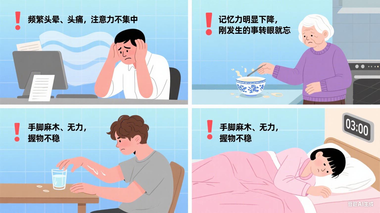 大脑“断粮”危机？头晕健忘是警报！