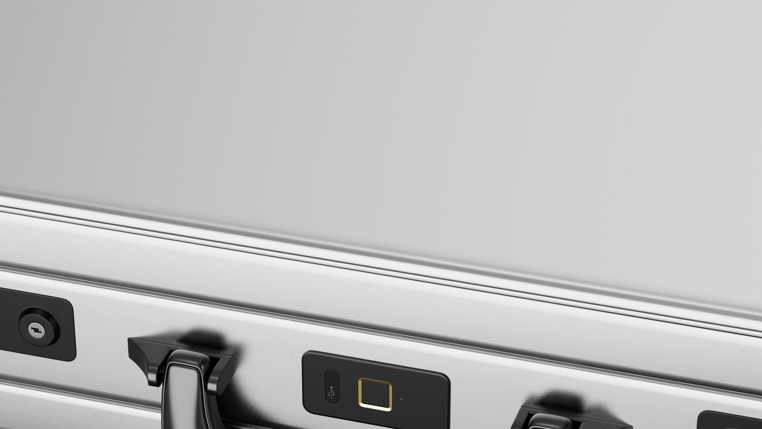 拉杆箱指纹锁+防丢定位：行李箱再也丢不了的时代来了！