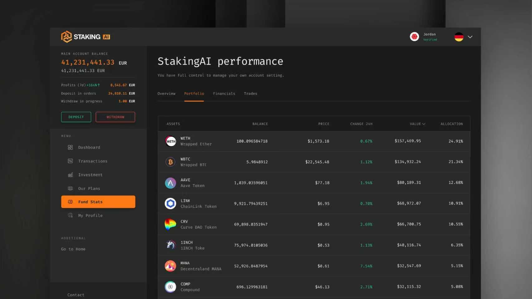 加密资产管理界面的 “理性温度”：北京兰亭妙微眼中的 StakingAI 设计革新
