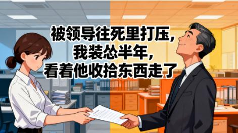 被领导针对别硬刚！我装怂 6 个月，他把我当软柿子，转头被我熬走