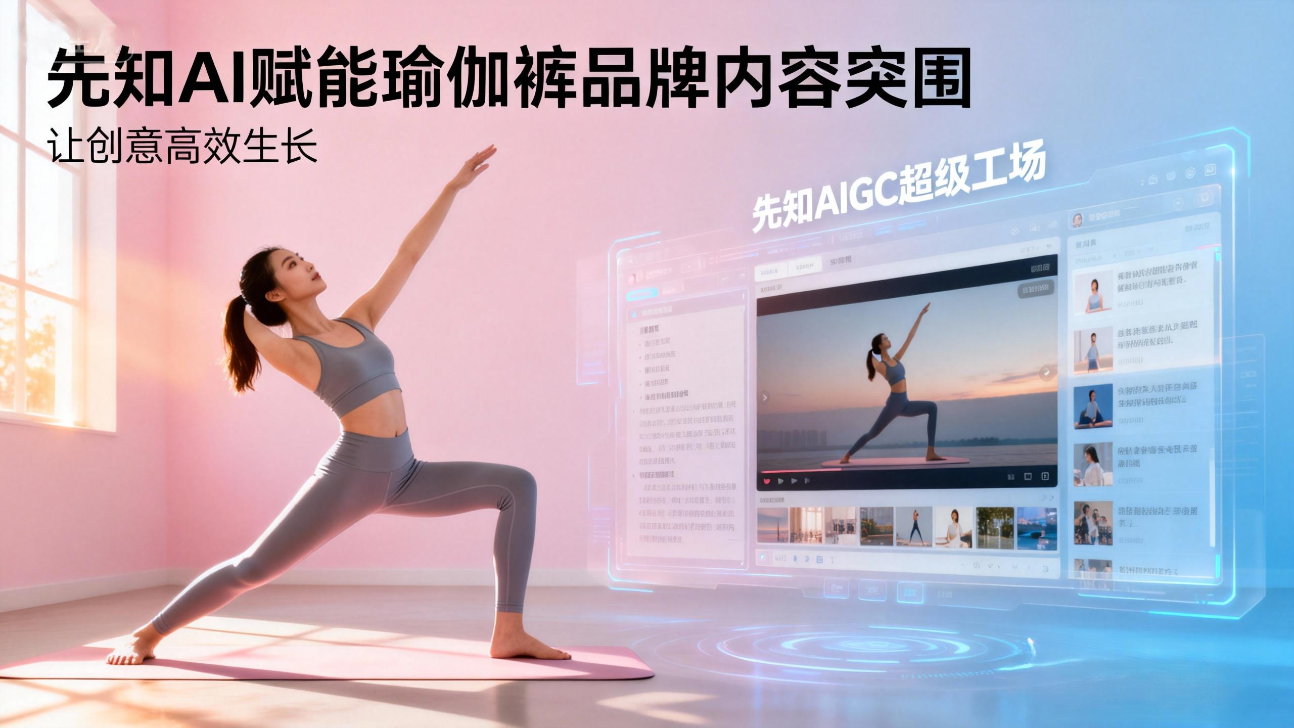 先知AI赋能瑜伽裤品牌内容突围