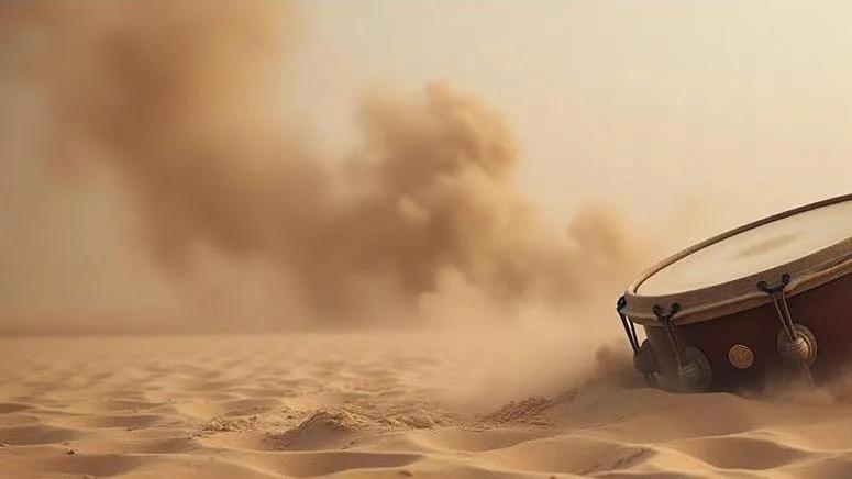 廊坊固安：鼓乐沉沙埋故曲，琴音化雾问兴亡