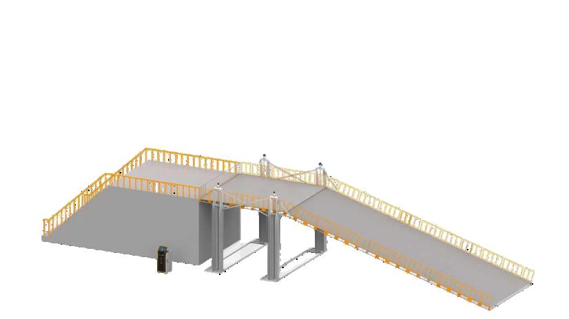 HT-Z484 测试机器人最大斜坡角度设备试验台  操作简单易学