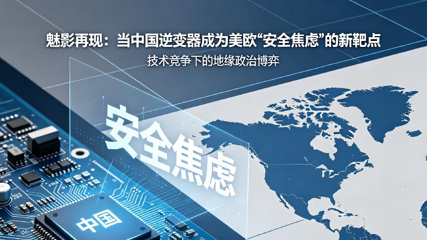 魅影再现：当中国逆变器成为美欧“安全焦虑”的新靶点