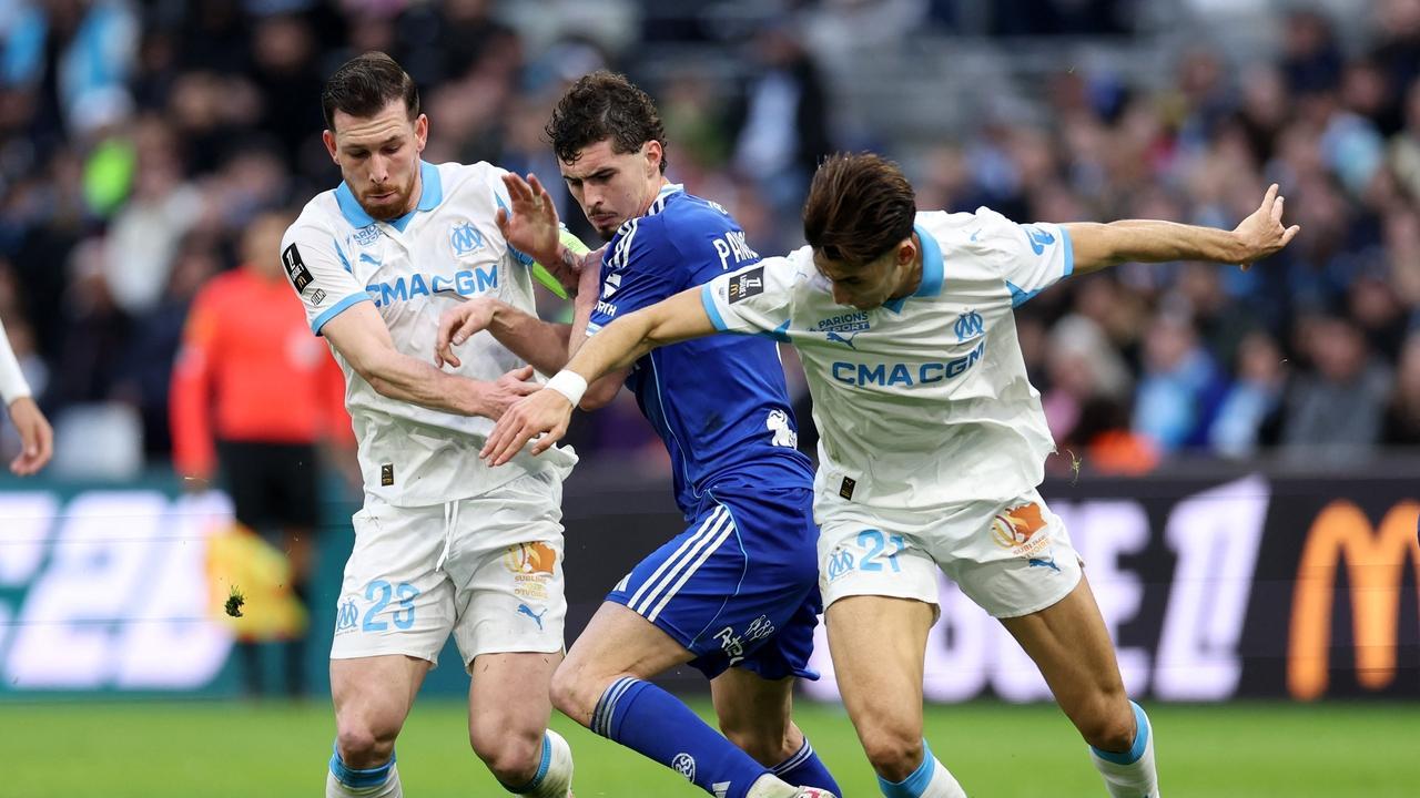 2-2，2球领先都不赢，法甲第4遭法甲第7逼平，格林伍德破门难救主