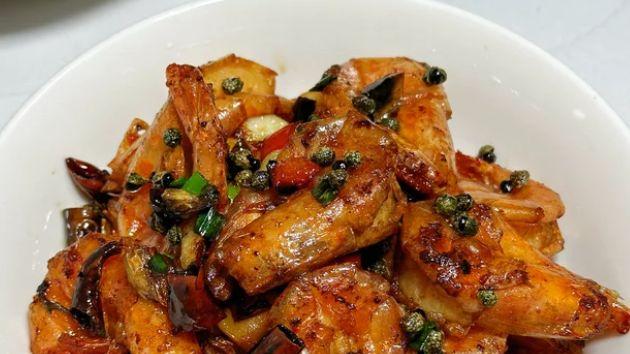 在家复刻重庆味！青花椒烤虾，麻香鲜爽超入味