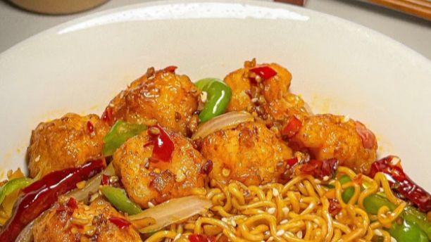 Q 弹鲜香！这碗虾滑拌面，才是重庆夜宵天花板