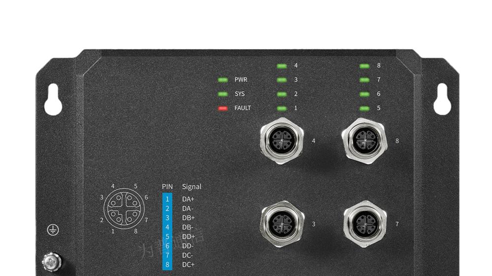 为普VP-Link推出8口 16口，24口全千兆轨交车载全国产化M12交换机，满足IEEE/PTP1