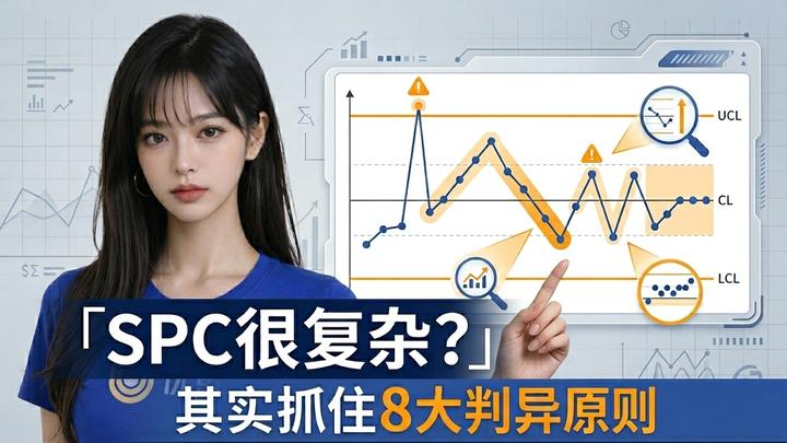 优思学院｜SPC很复杂？其实抓住8大判异原则，就能快速看懂过程稳定性